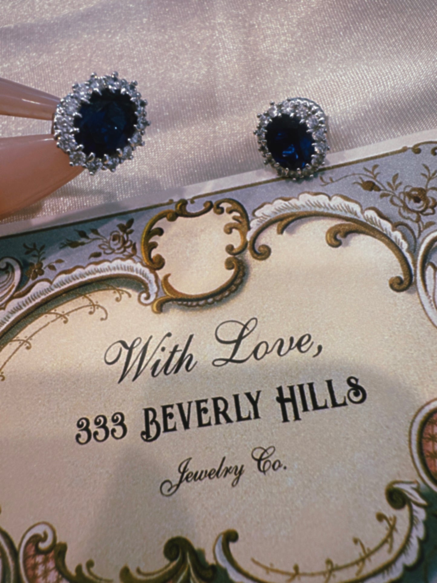 The Sapphire Earrings