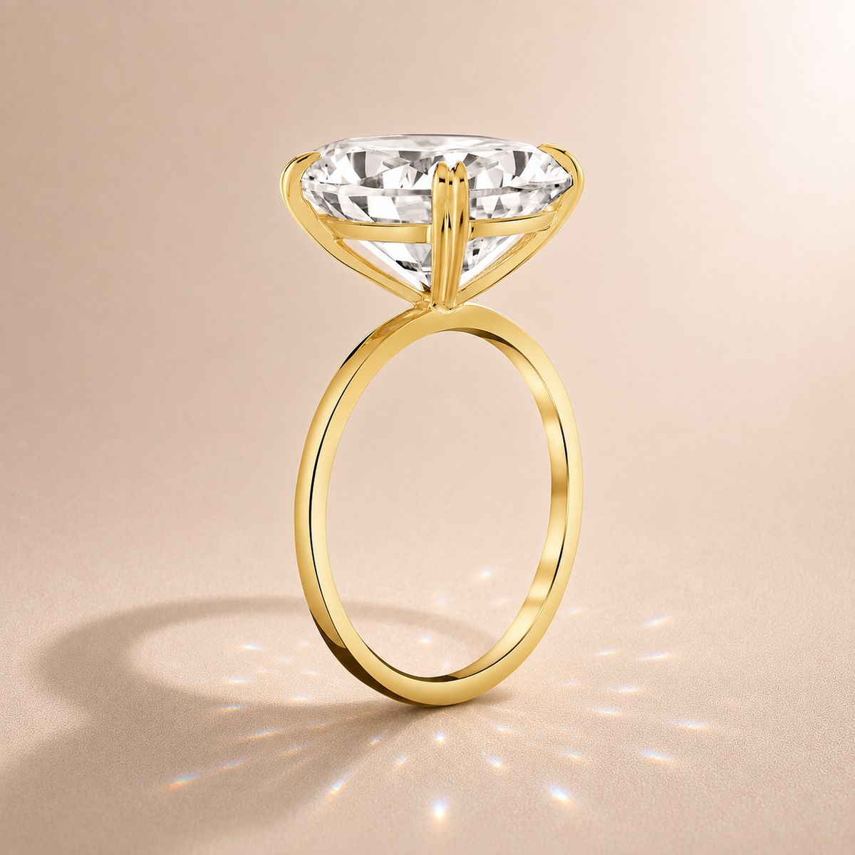 THE 14KT OVAL RING