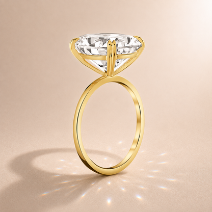 THE 14KT OVAL RING