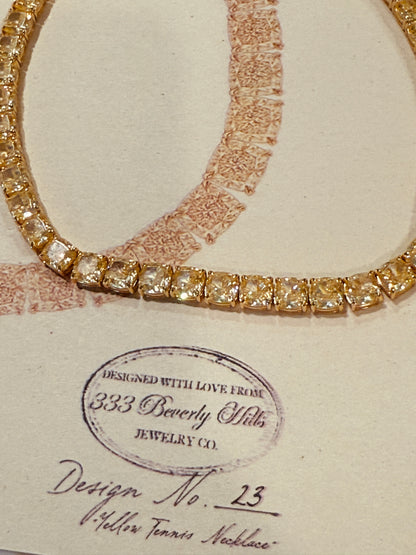 The Canary Tennis Necklace