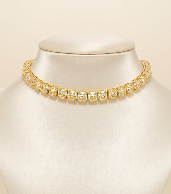 The Canary Tennis Necklace