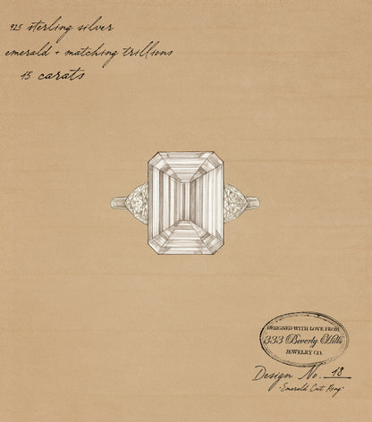 The Grand Emerald Cut Ring
