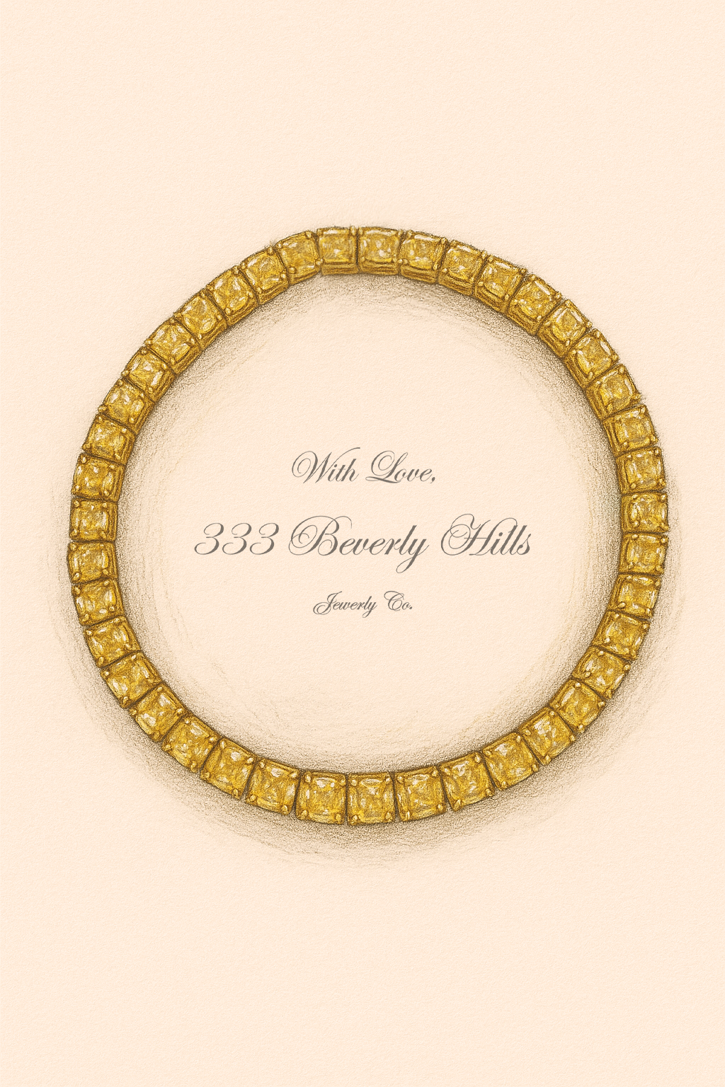 The Yellow Tennis Necklace *PRE-ORDER*