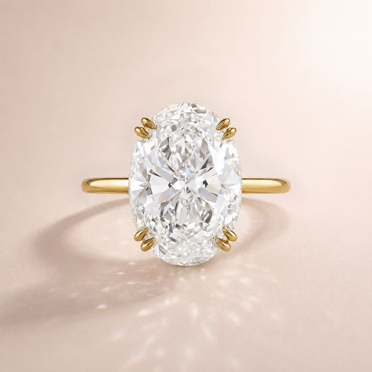 THE 14KT OVAL RING