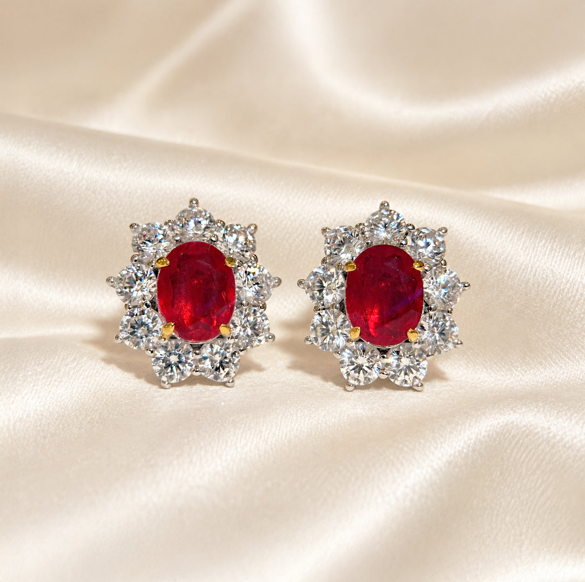 The Ruby Earrings