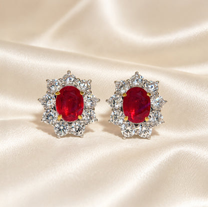 The Ruby Earrings