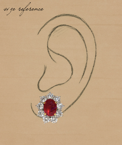 The Ruby Earrings