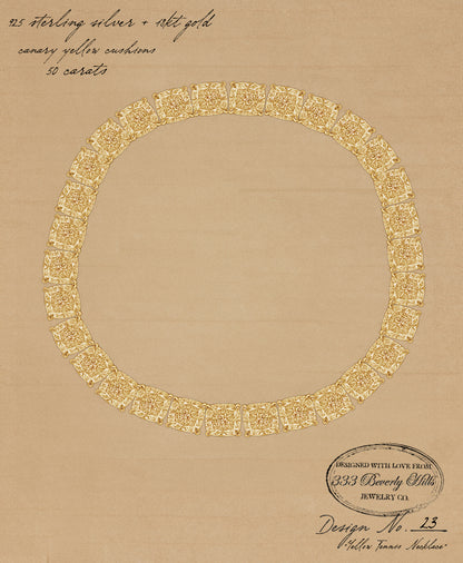 The Canary Tennis Necklace